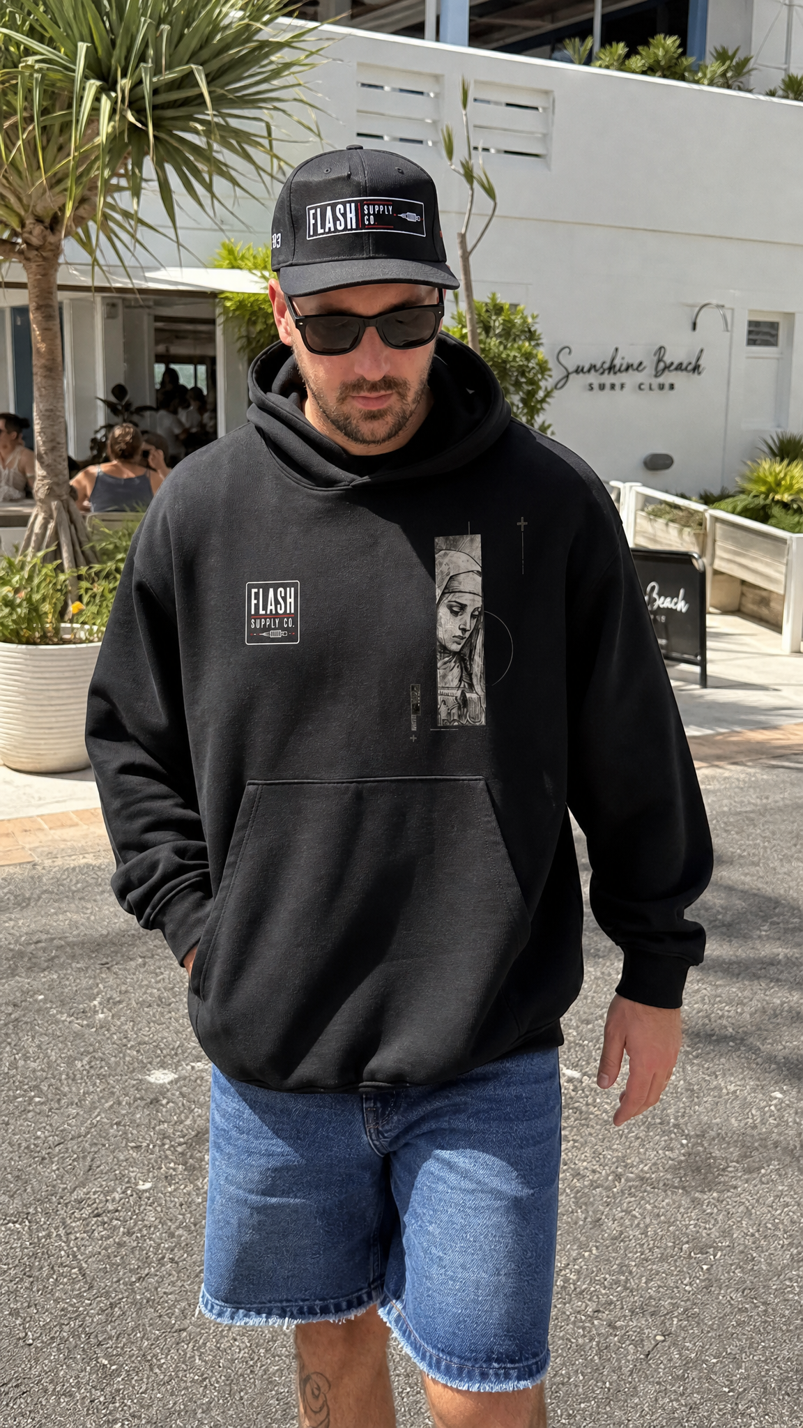 Nun with a Gun — 530 GSM Heavyweight Oversized Hoodie