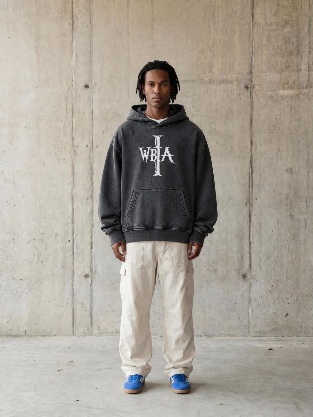 Faith Discipline Purpose | Snow Wash Oversized Hoodie