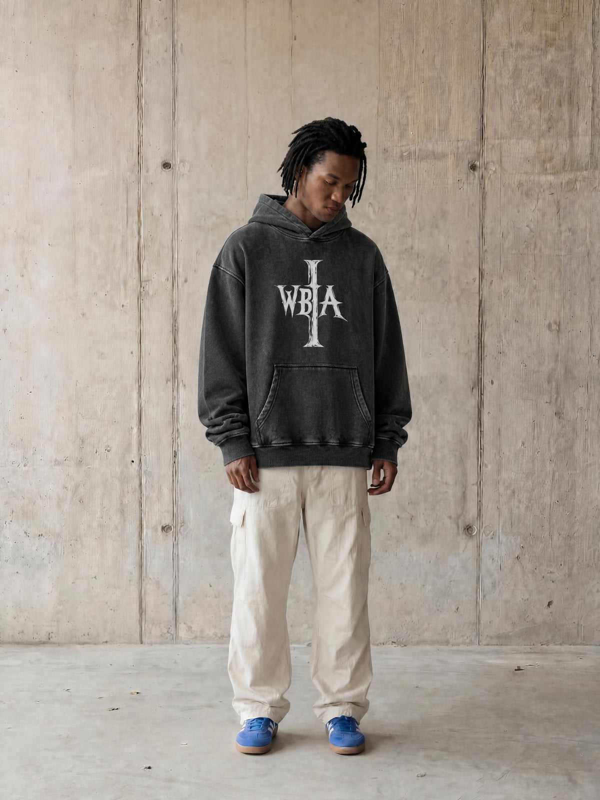 Faith Discipline Purpose | Snow Wash Oversized Hoodie