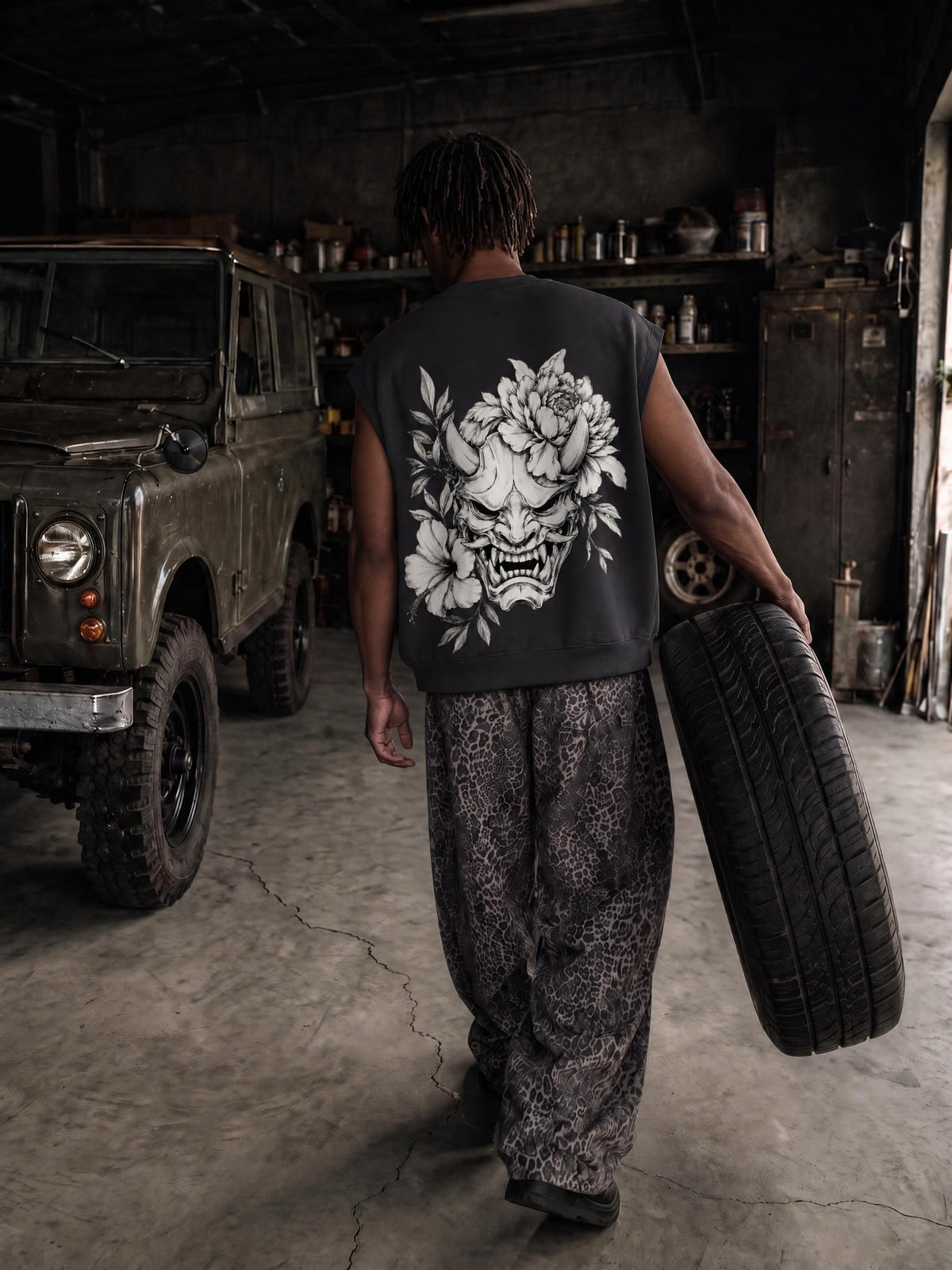 Oni Bloom | Boxy Raw Hem Tank