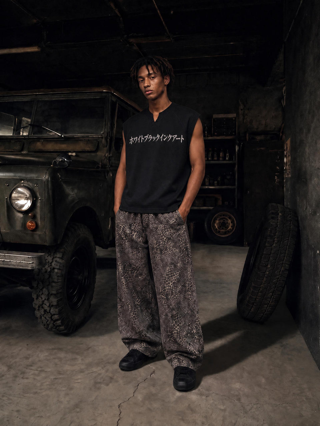 Oni Bloom | Boxy Raw Hem Tank